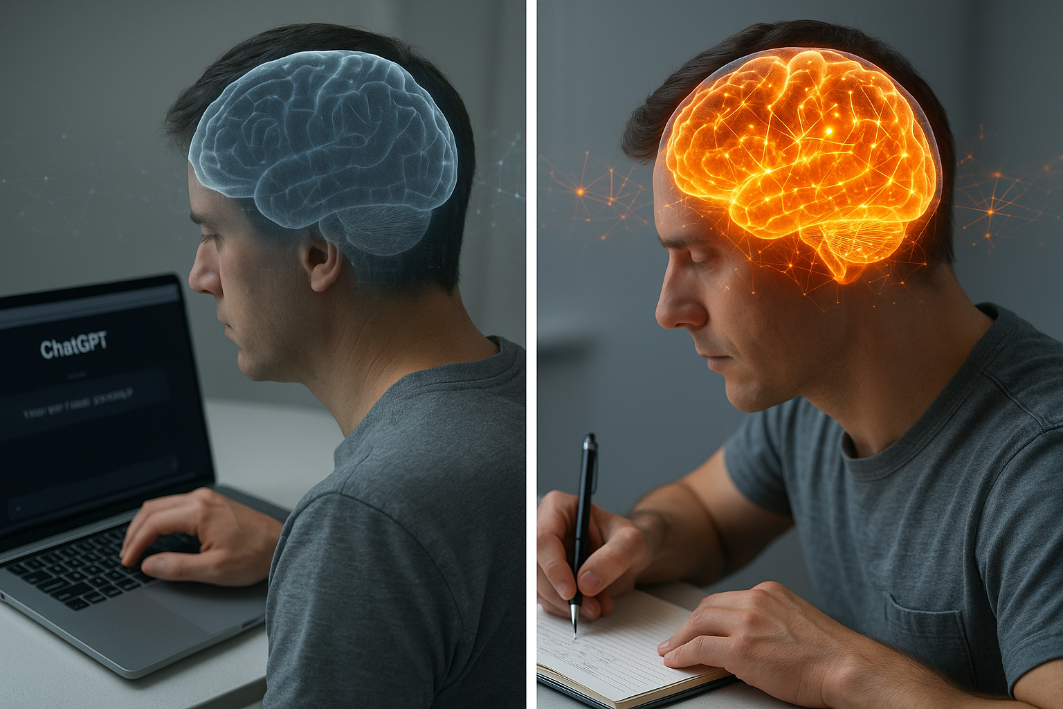 AI's Cognitive Cost: MIT Research Reveals How ChatGPT Affects Your Brain